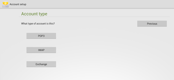 android - account type android - account type